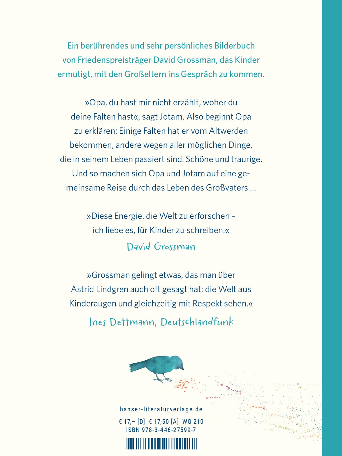 Opa, warum hast du Falten?