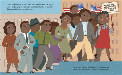 Rosa Parks: Little People, Big Dreams. Deutsche Ausgabe | Kinderbuch ab 4 Jahre