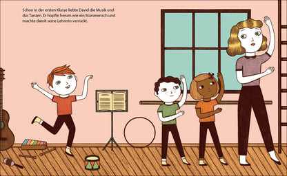 David Bowie: Little People, Big Dreams. Deutsche Ausgabe | Kinderbuch ab 4 Jahre