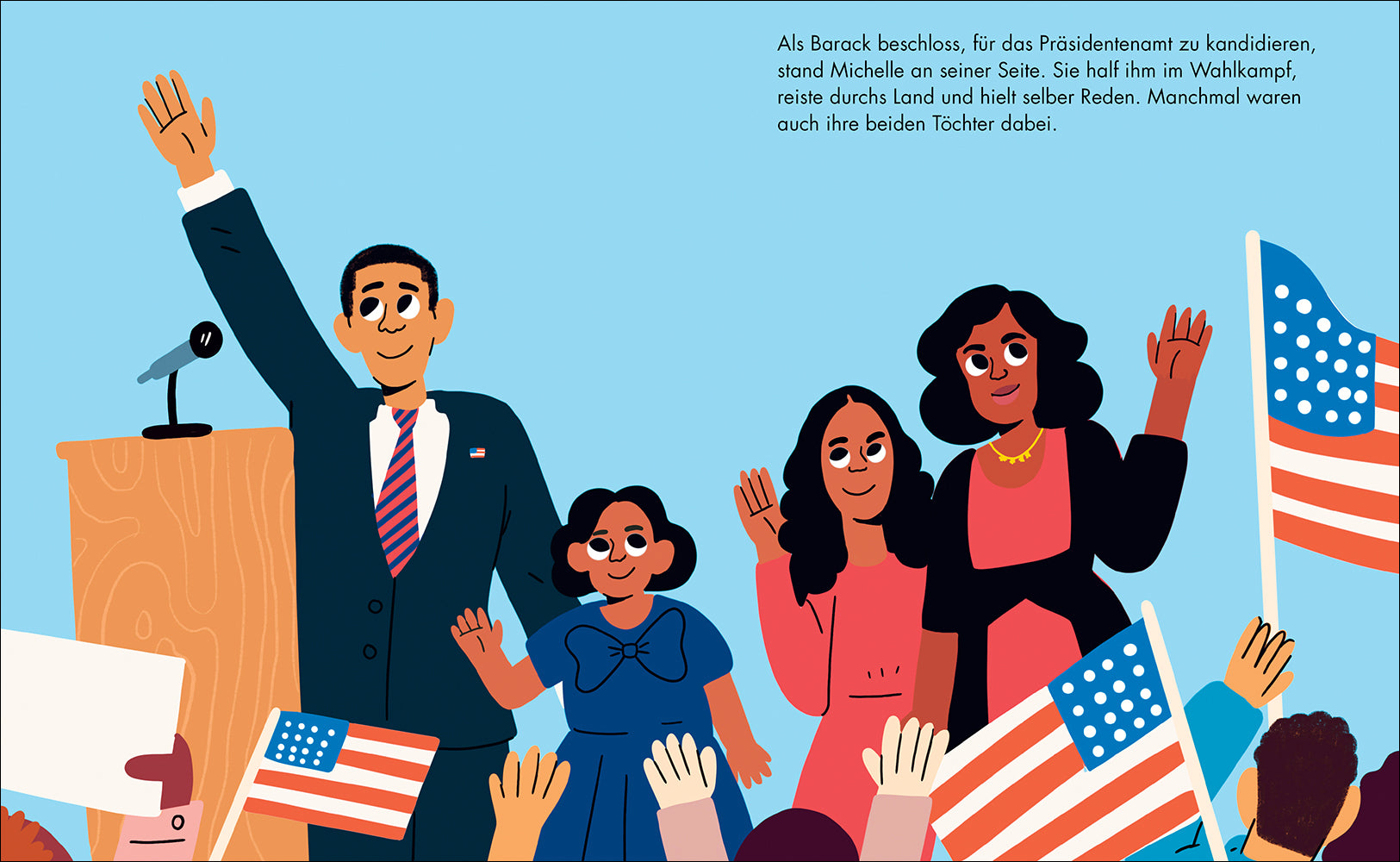 Michelle Obama: Little People, Big Dreams. Deutsche Ausgabe | Kinderbuch ab 4 Jahre