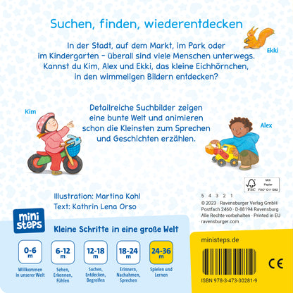 ministeps Meine Welt ist kunterbunt - ab 24 Monate: Mein liebstes Wimmelbuch. Ab 24 Monate