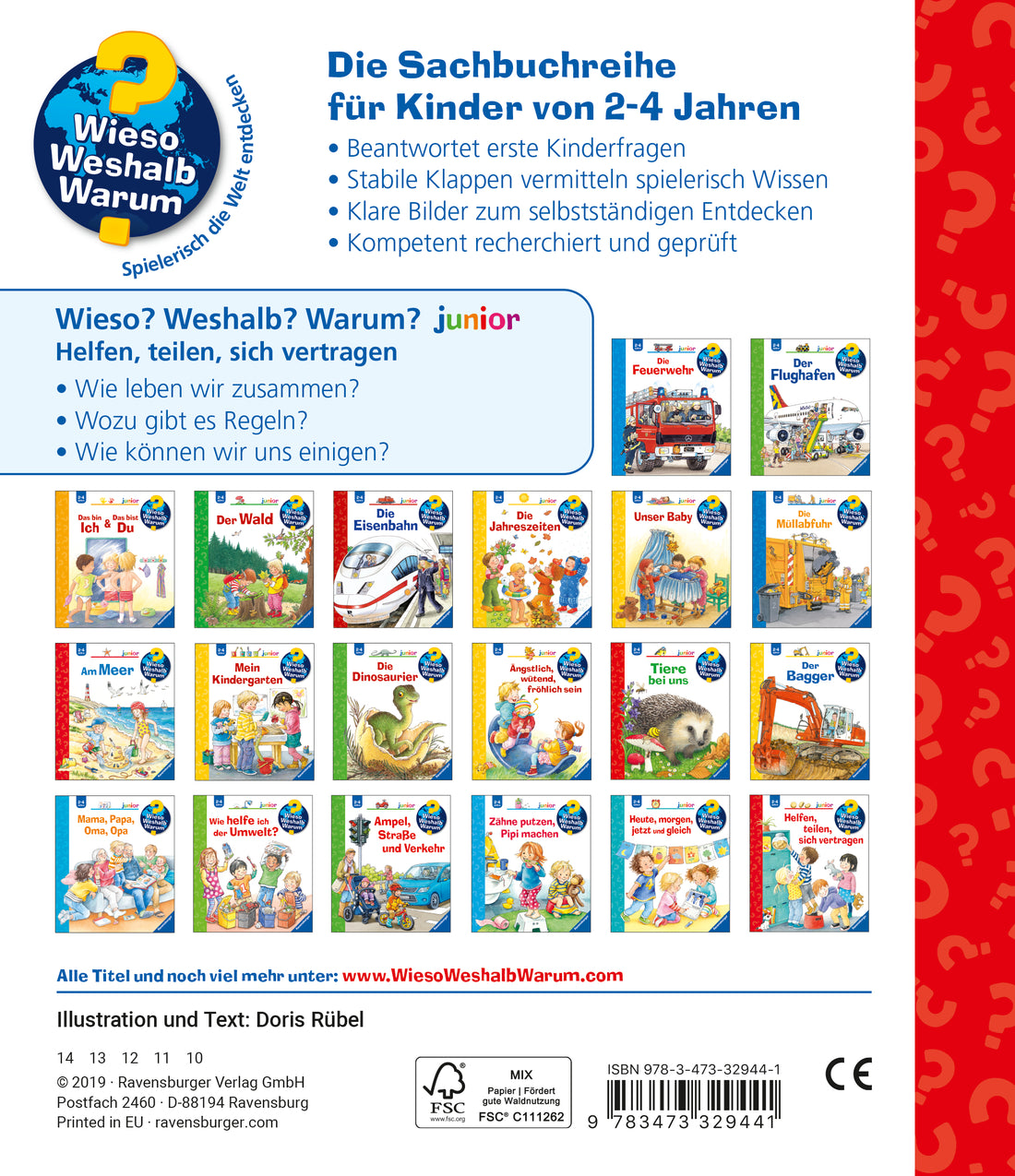 Wieso? Weshalb? Warum? junior, Band 66 - Helfen, teilen, sich vertragen