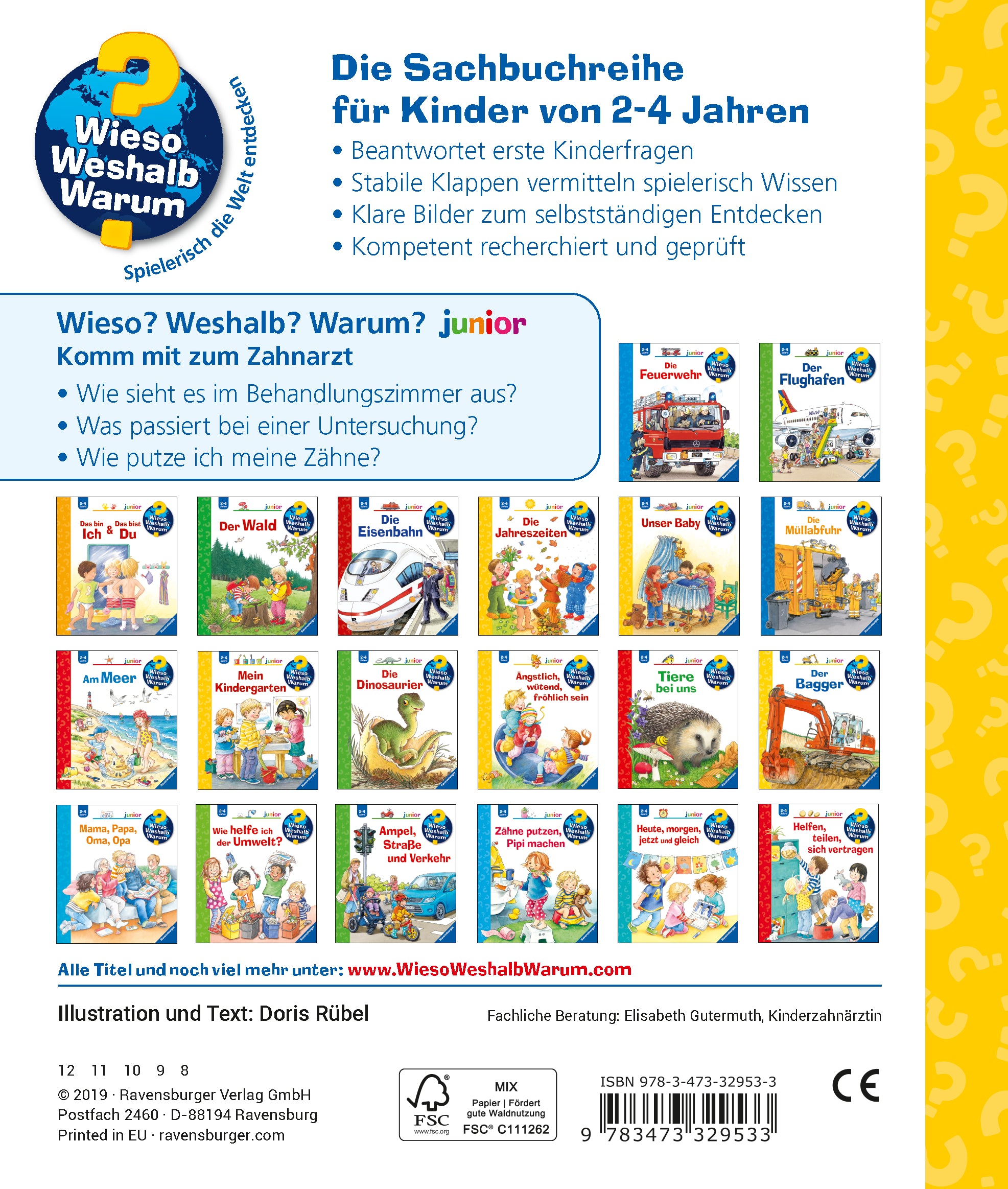Wieso? Weshalb? Warum? junior, Band 64 - Komm mit zum Zahnarzt