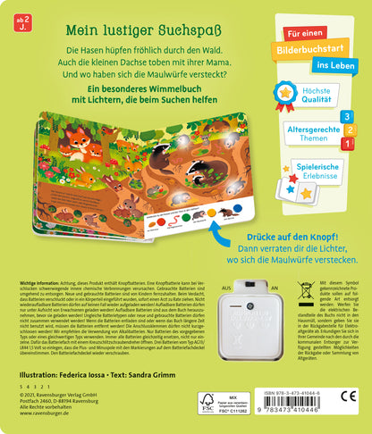 Mein großes Lichter-Wimmelbuch - Im Wald