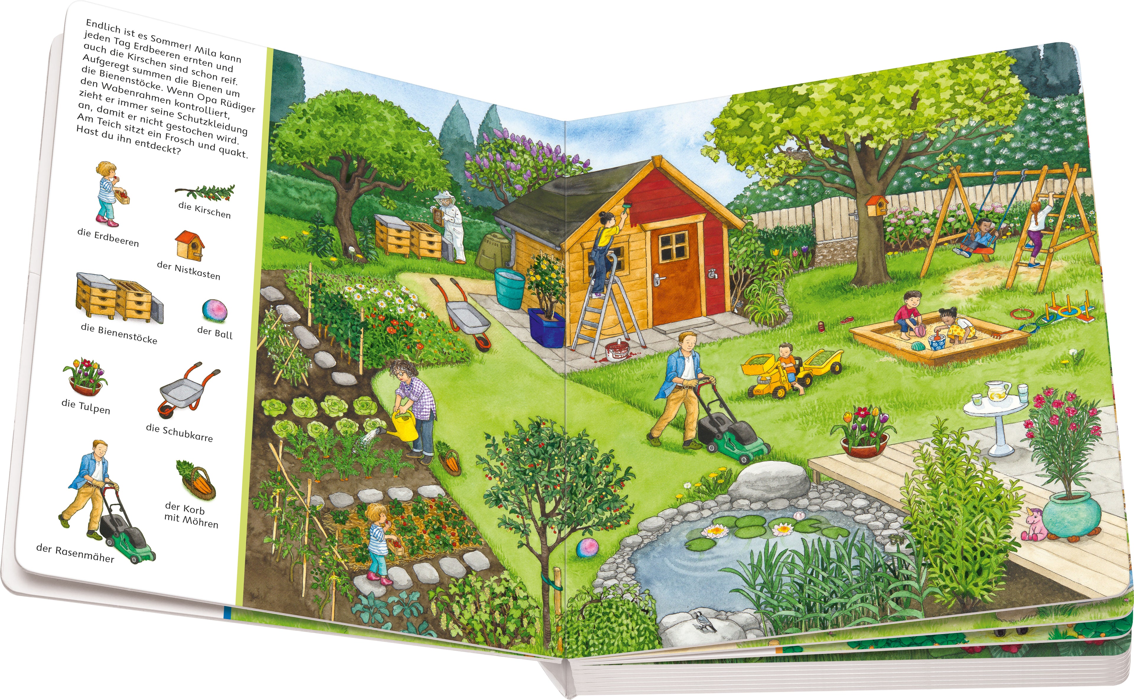 Mein großes Sachen suchen: Bei uns im Garten