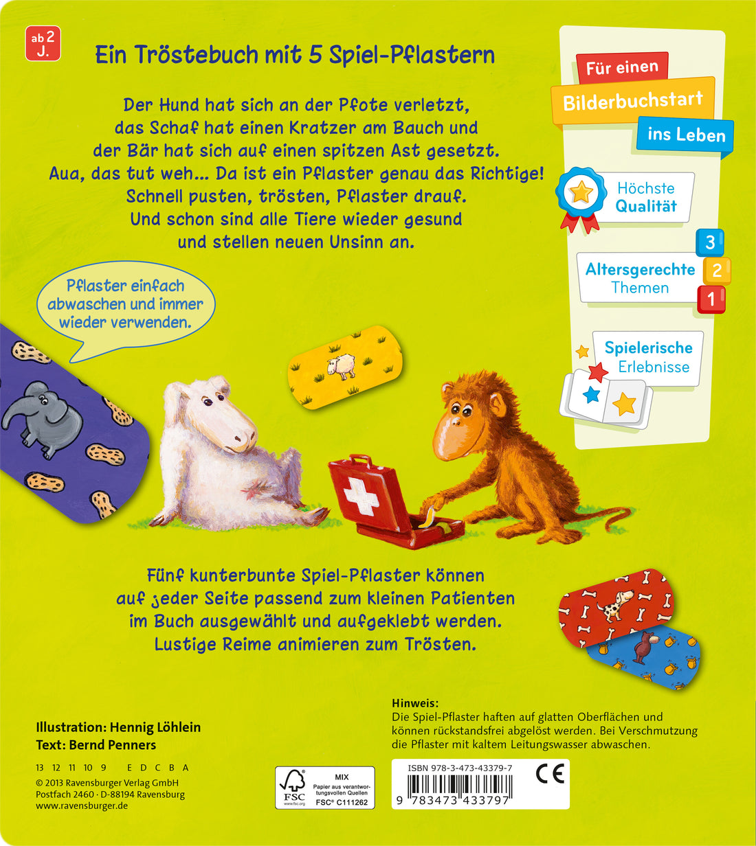 Pusten, trösten, Pflaster drauf!