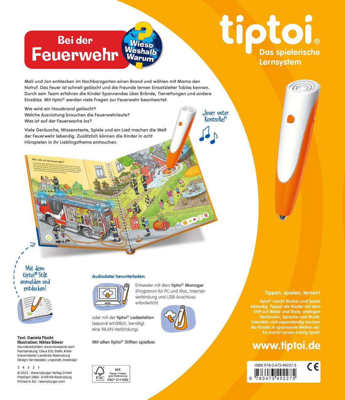 tiptoi® Wieso? Weshalb? Warum? - Bei der Feuerwehr
