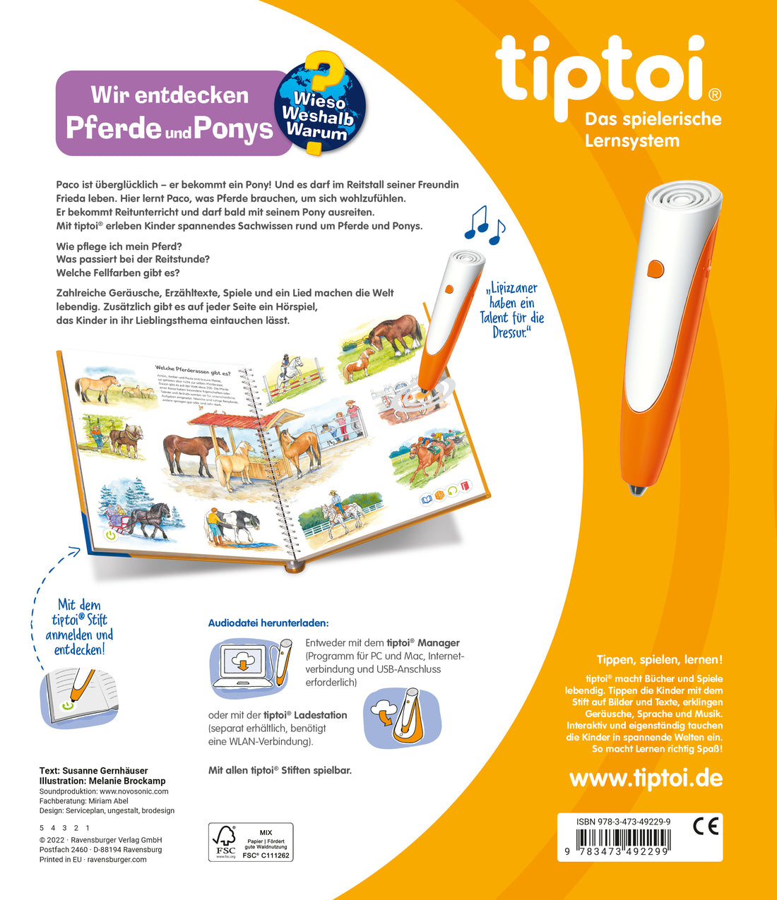 tiptoi® Wieso? Weshalb? Warum? - Wir entdecken Pferde und Ponys