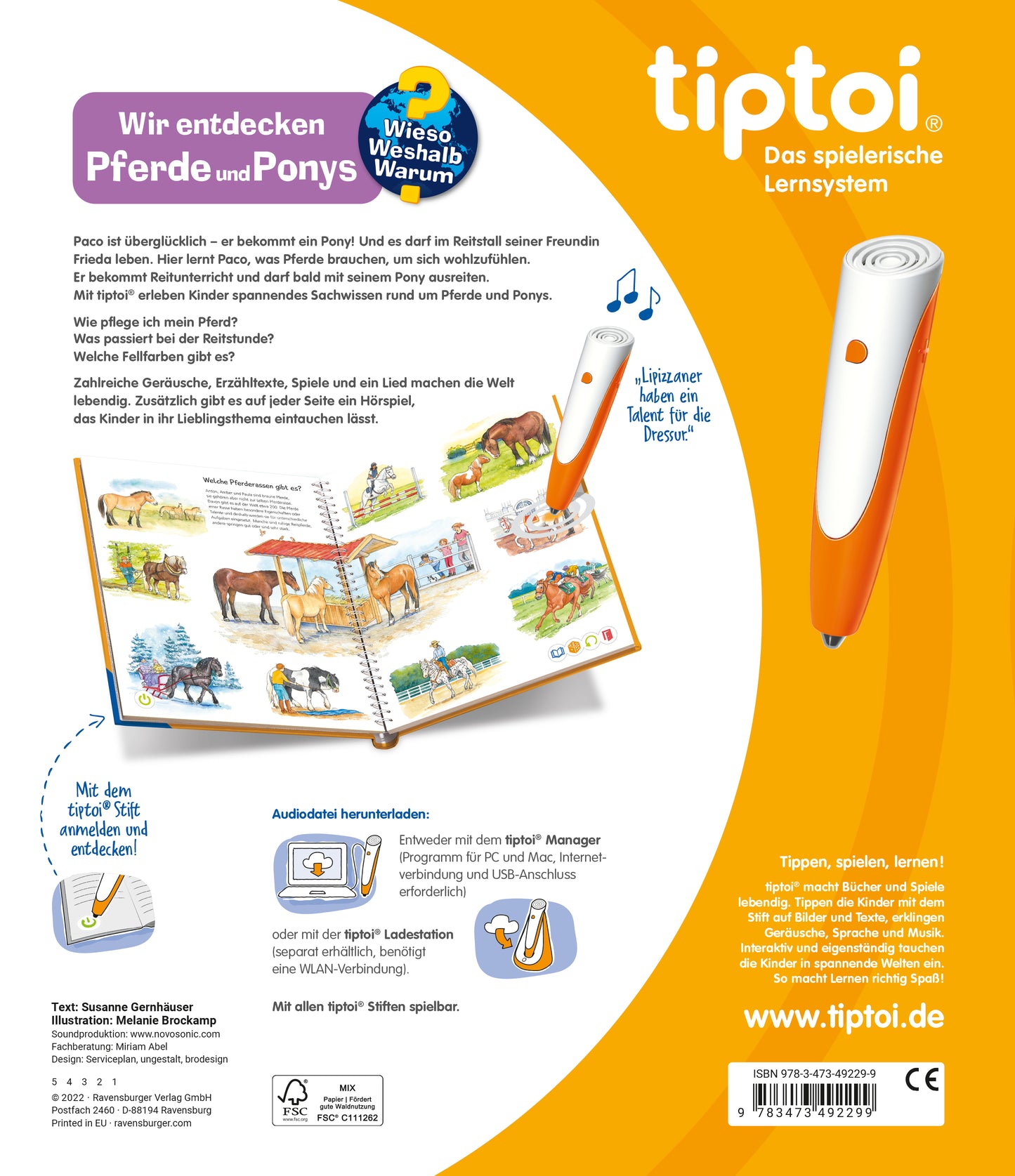 tiptoi® Wieso? Weshalb? Warum? Wir entdecken Pferde und Ponys