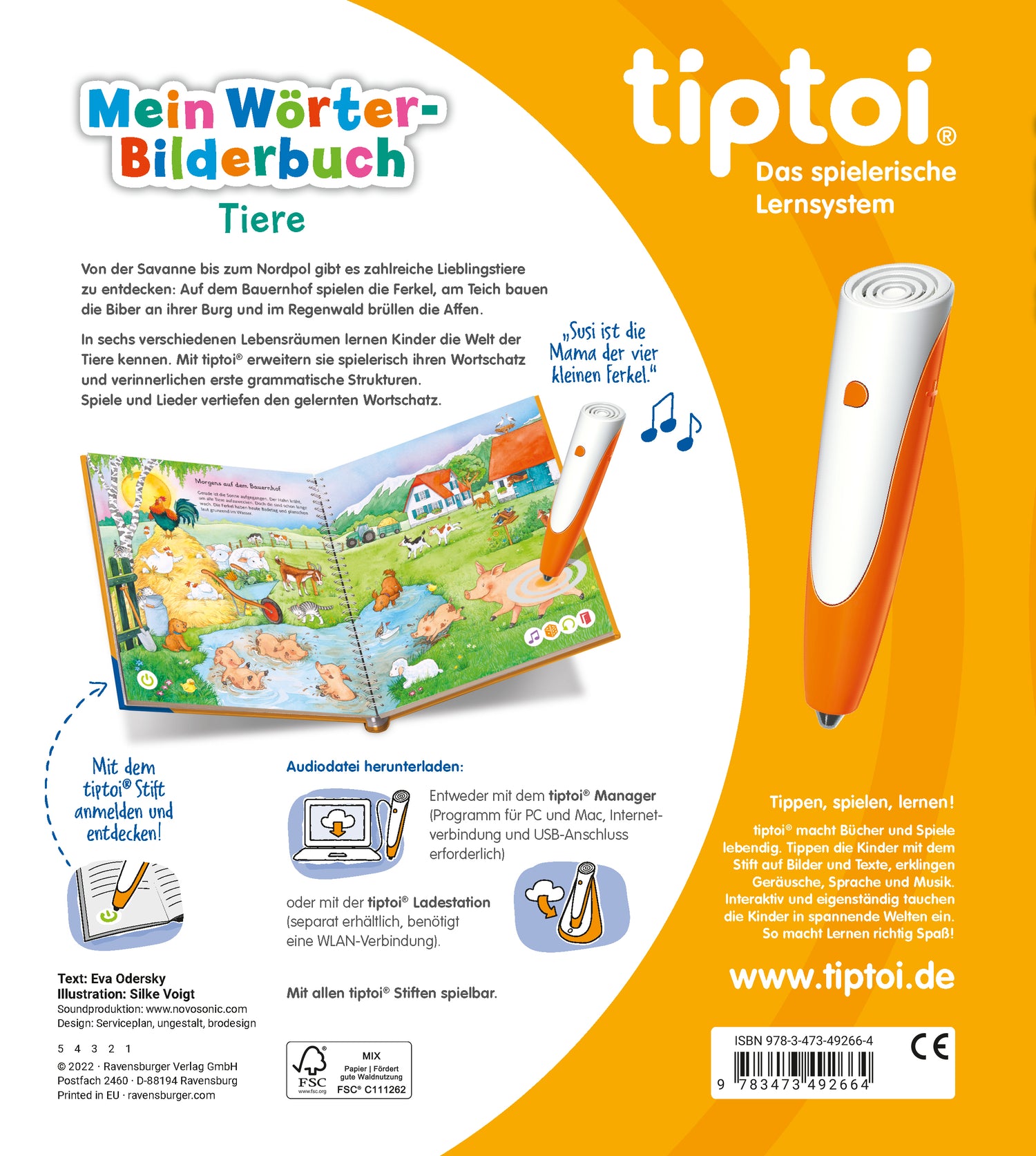 tiptoi® Mein Wörter-Bilderbuch - Tiere