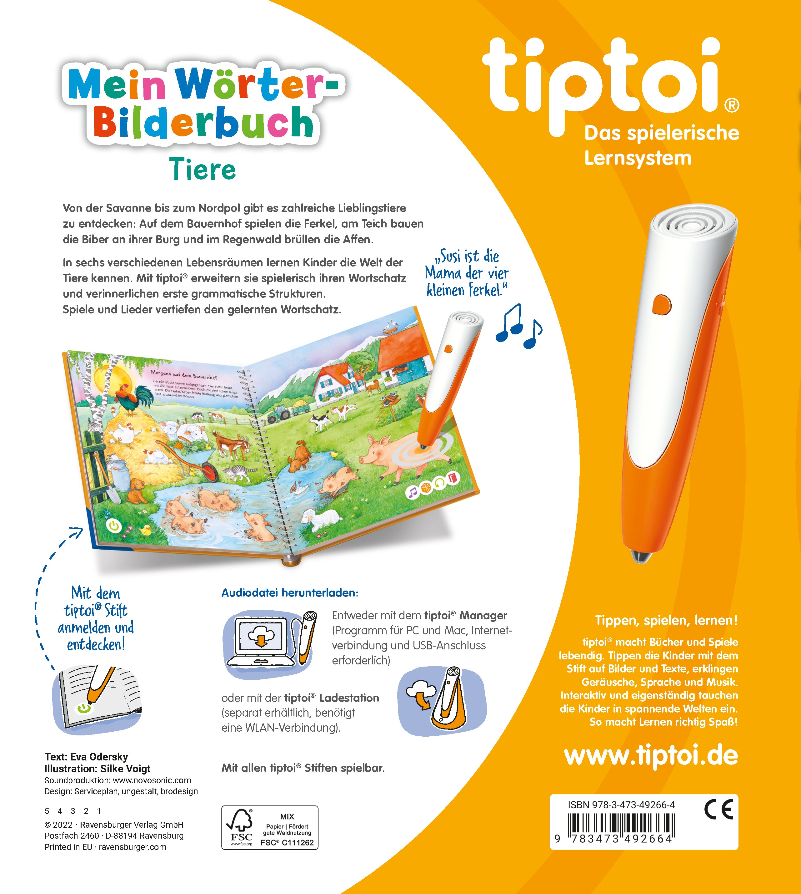 tiptoi® Mein Wörter-Bilderbuch - Tiere