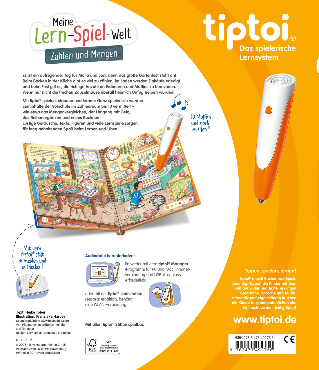 tiptoi® Meine Lern-Spiel-Welt - Zahlen und Mengen