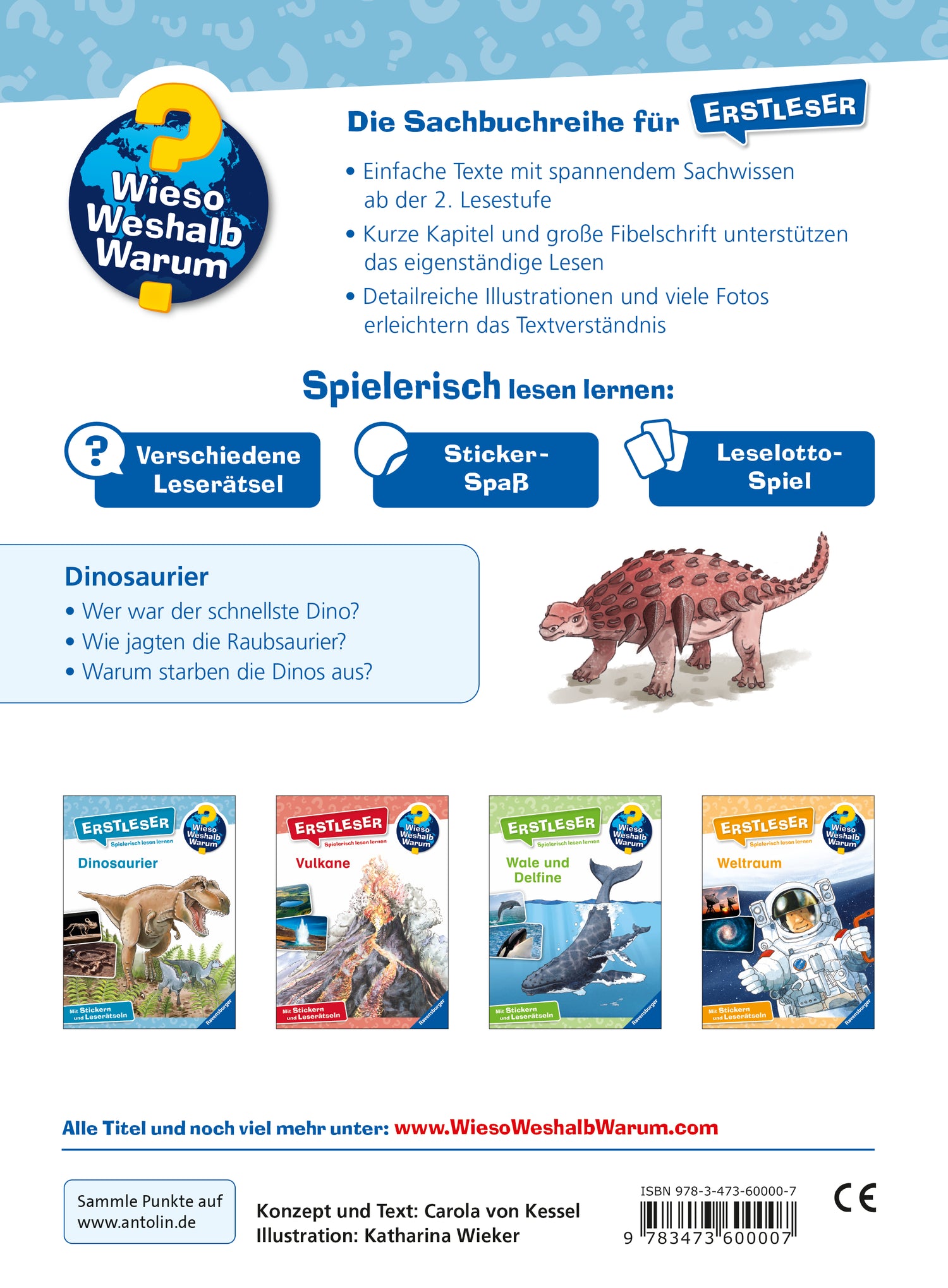 Wieso? Weshalb? Warum? Erstleser, Band 1 - Dinosaurier