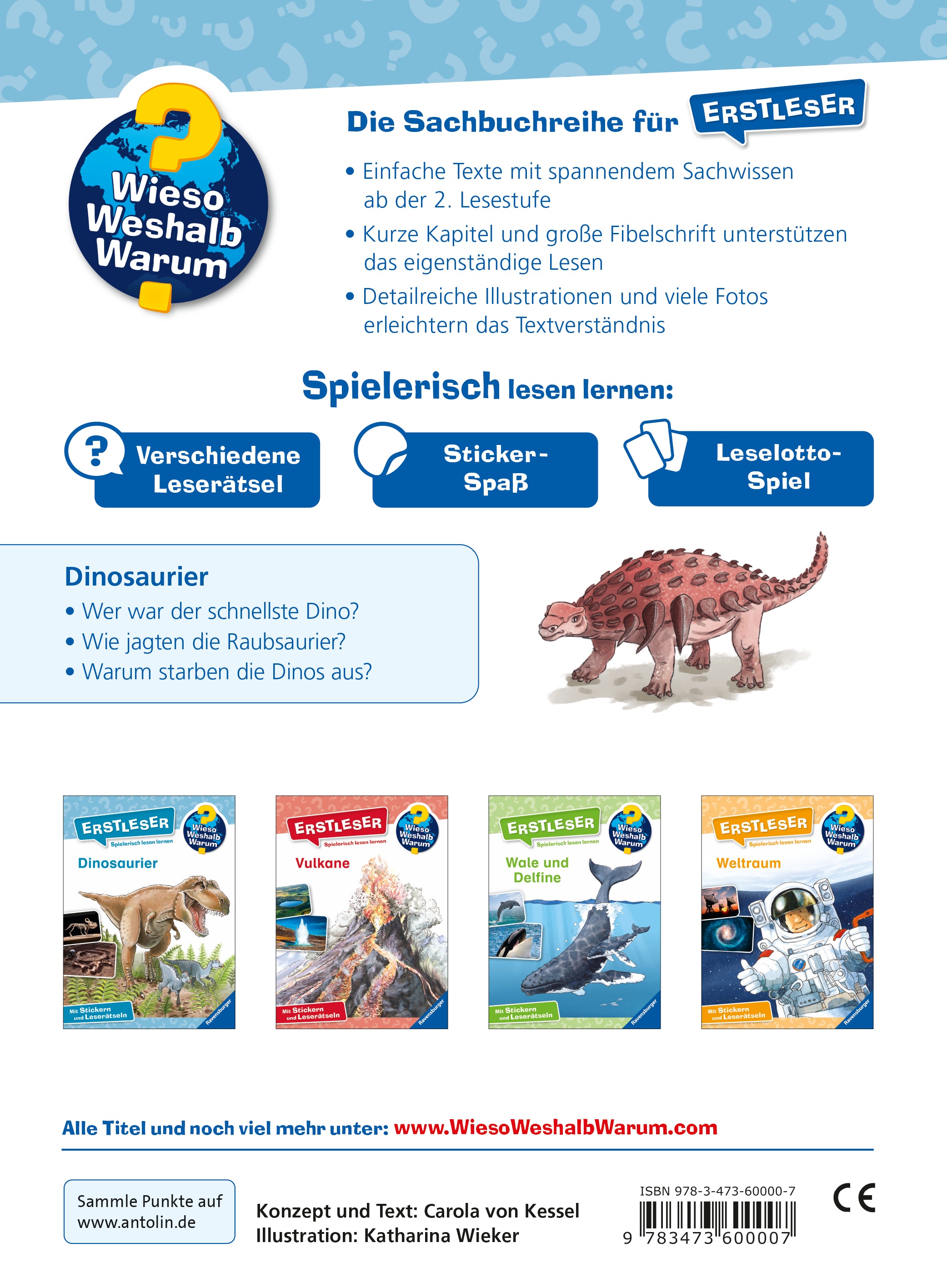 Wieso? Weshalb? Warum? Erstleser, Band 1 - Dinosaurier