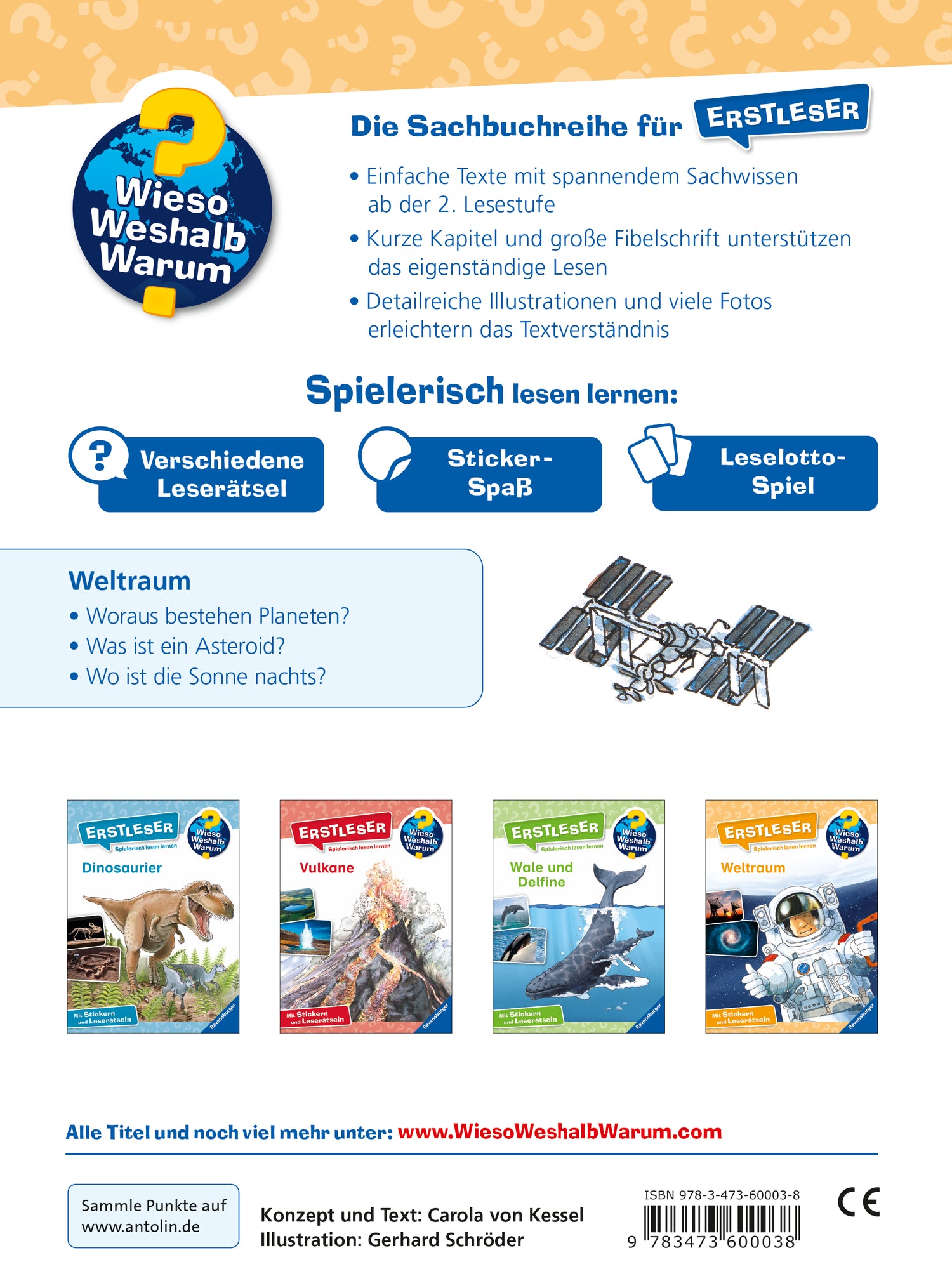Wieso? Weshalb? Warum? Erstleser, Band 4 - Weltraum