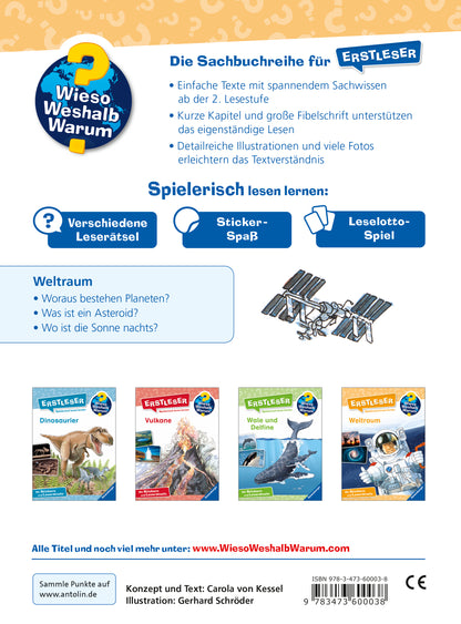 Wieso? Weshalb? Warum? Erstleser, Band 4 - Weltraum