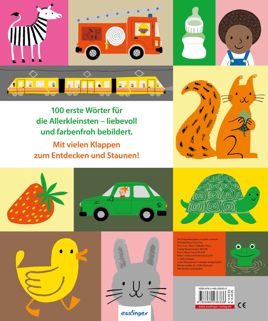 100 erste Wörter: Bildwörterbuch ab 1 Jahr mit stabilen Seiten &amp; Klappen