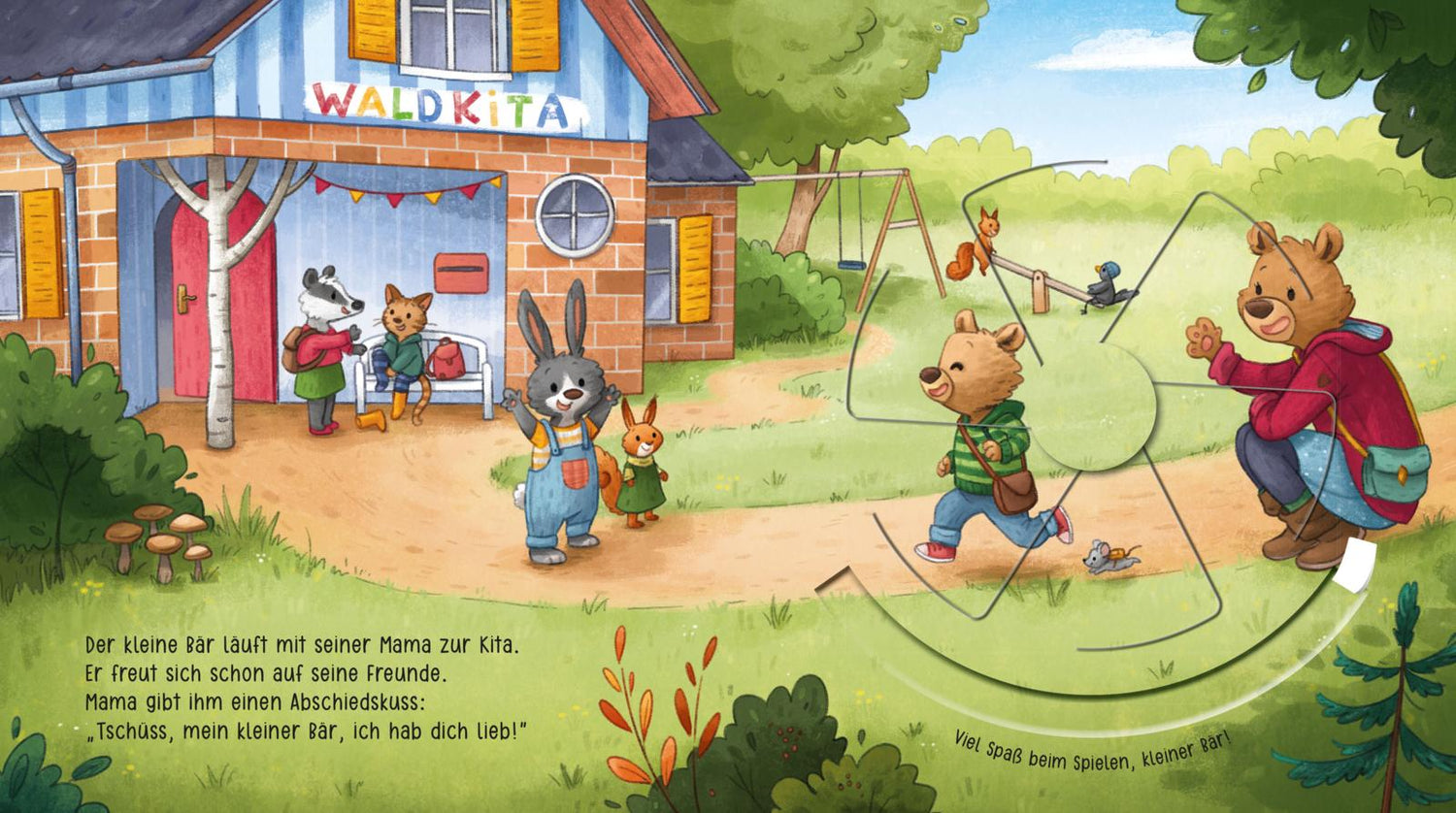 Dreh hin – Dreh her 2: Aufgewacht, kleiner Bär! Spielbuch zum Aufstehen