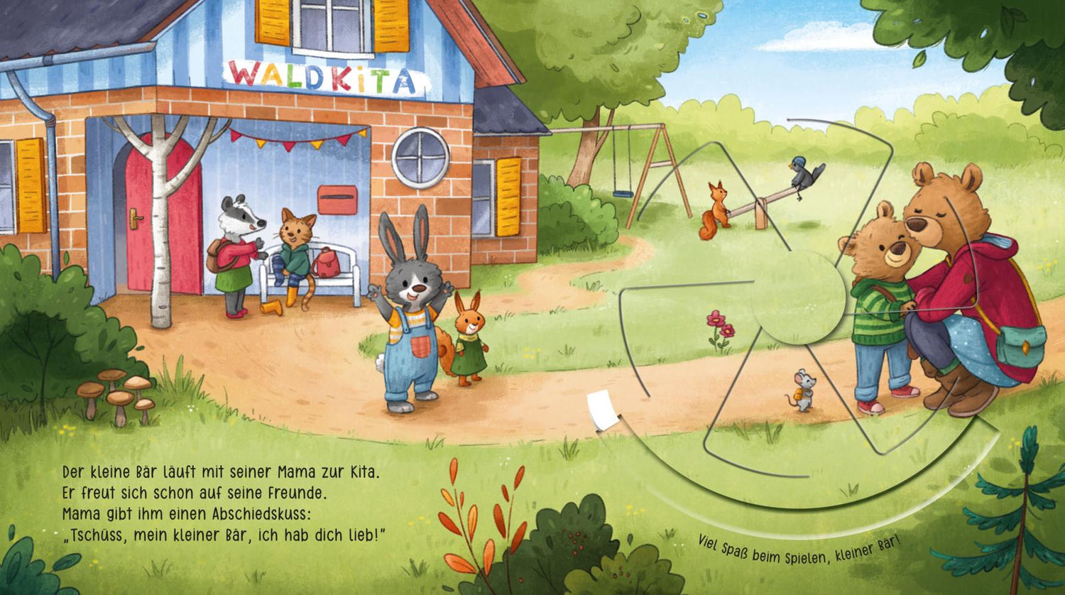 Dreh hin – Dreh her 2: Aufgewacht, kleiner Bär! Spielbuch zum Aufstehen