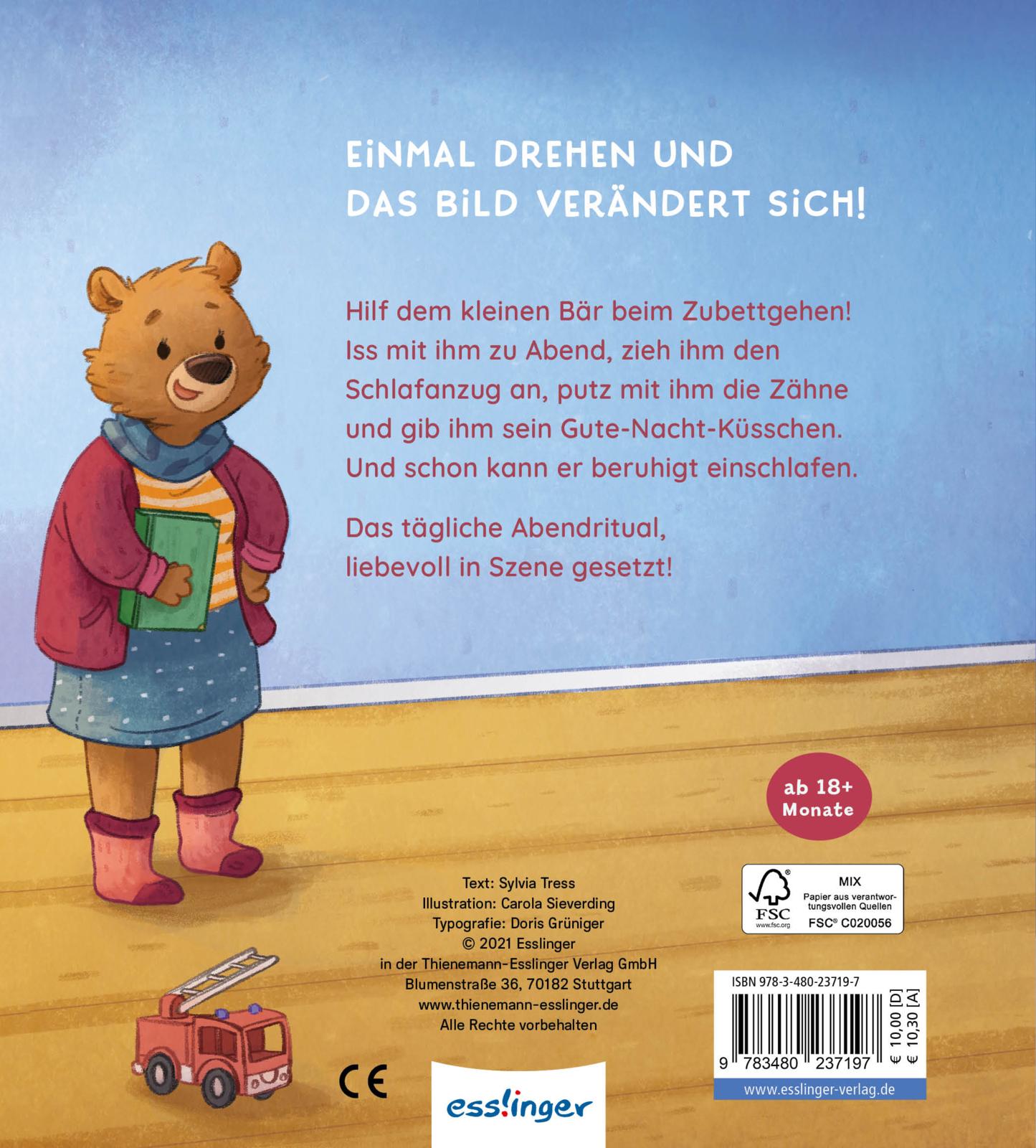 Dreh hin – Dreh her 1: Gute Nacht, kleiner Bär! Spielbuch für das Abendritual