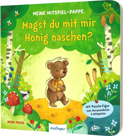 Meine Mitspiel-Pappe: Magst du mit mir Honig naschen? Mitmachbuch mit Spielfigur