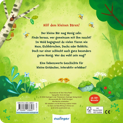 Meine Mitspiel-Pappe: Magst du mit mir Honig naschen? Mitmachbuch mit Spielfigur