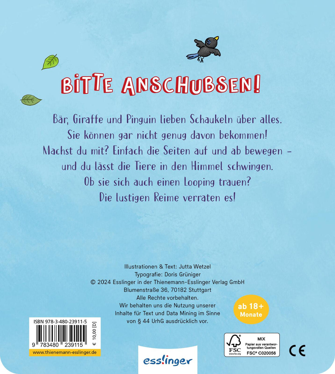 Schaukel: Ein Mit-Schaukel-Buch | Schaukle, schwinge, reime mit Bär &amp; Pinguin!