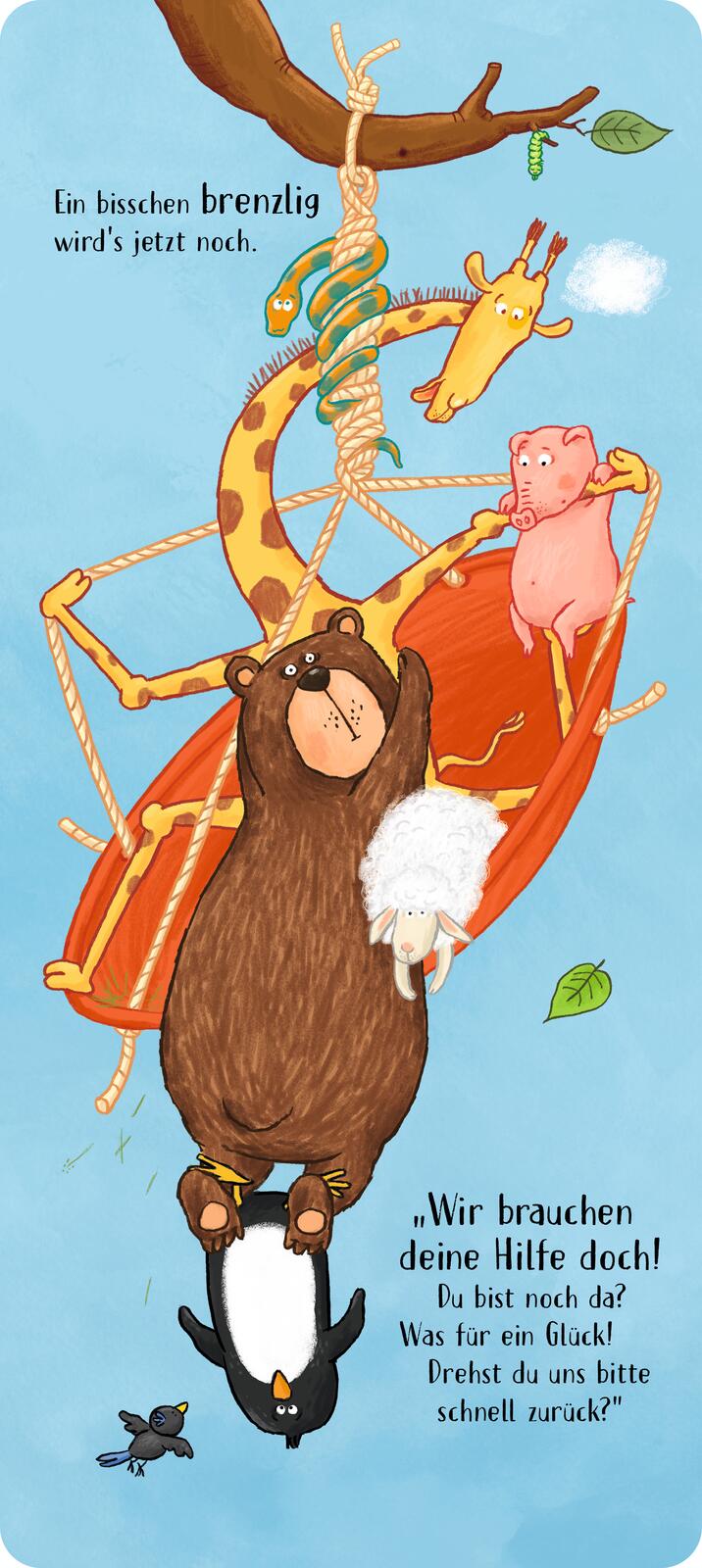 Schaukel: Ein Mit-Schaukel-Buch | Schaukle, schwinge, reime mit Bär &amp; Pinguin!