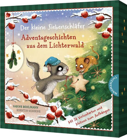 Der kleine Siebenschläfer: Adventsgeschichten aus dem Lichterwald: Adventskalender-Box