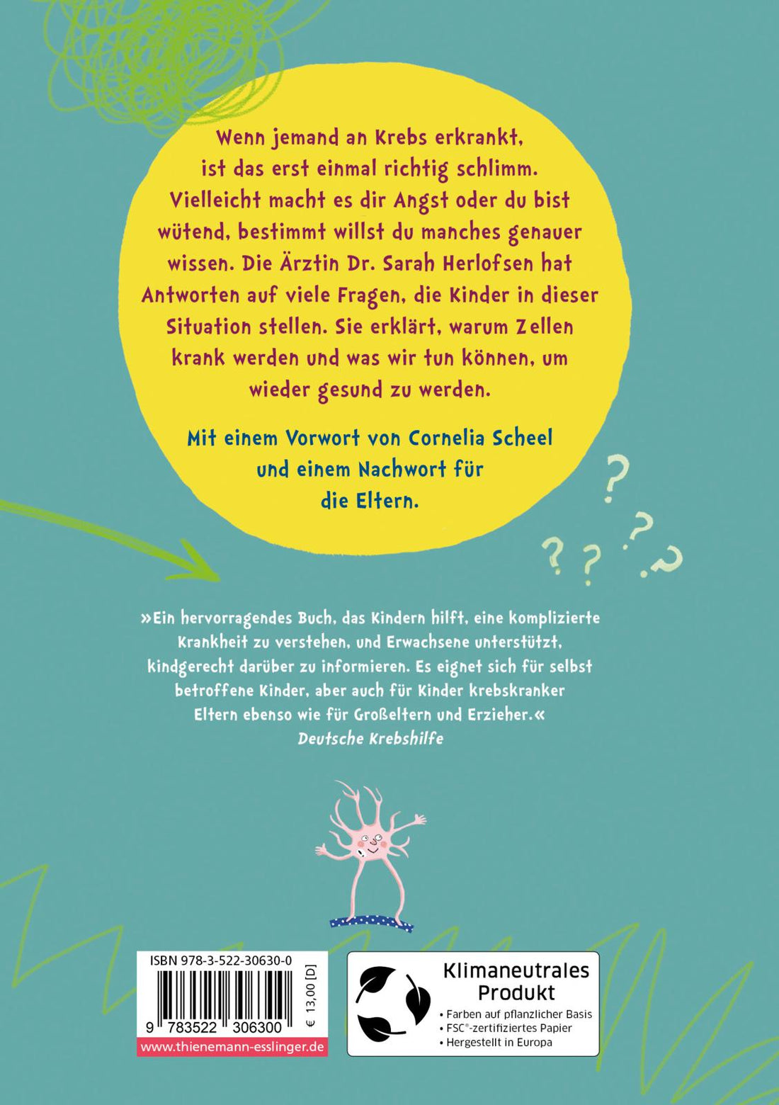 Wie ist das mit dem Krebs? Behutsames Kinderbuch über Krankheit und Verlust