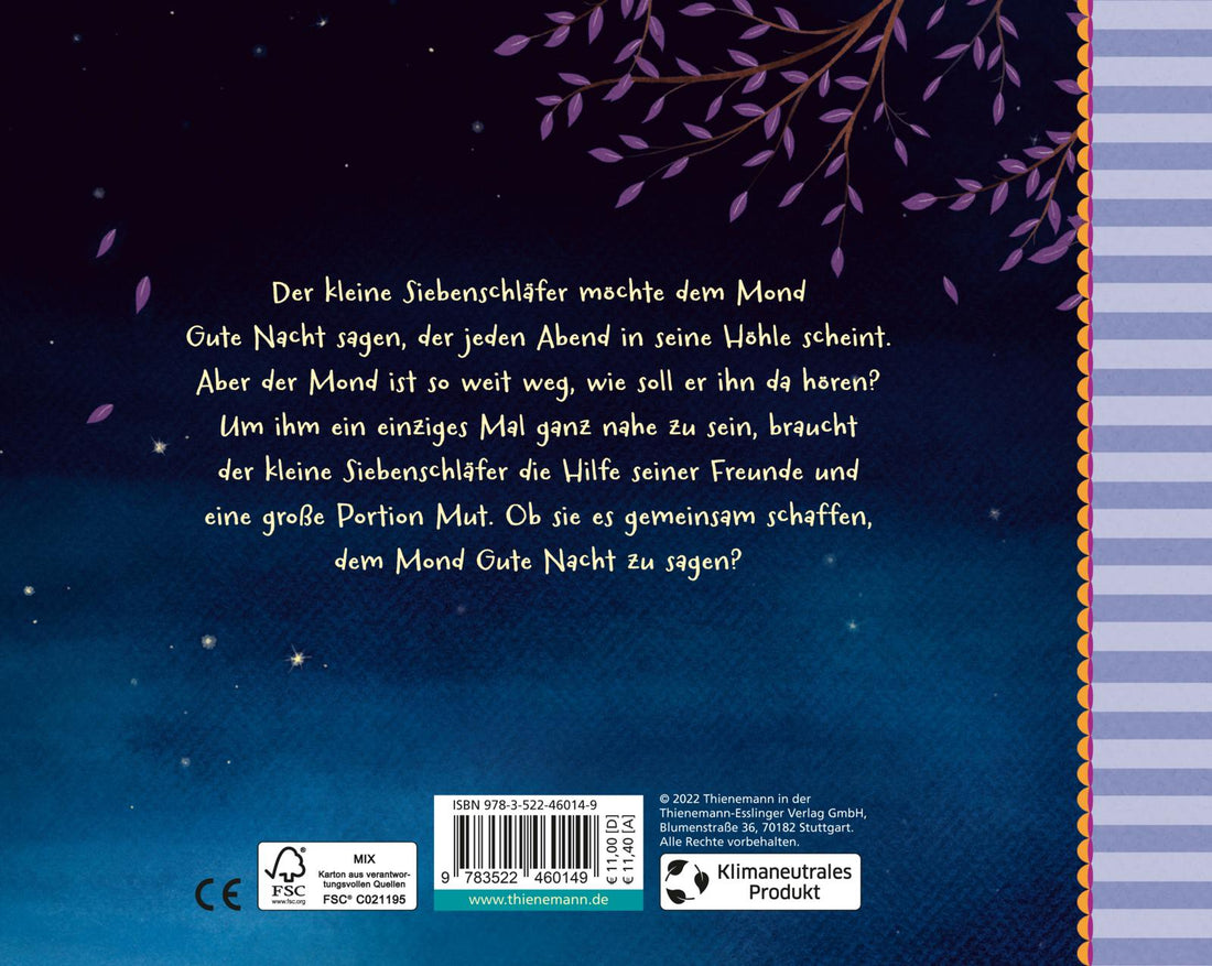 Der kleine Siebenschläfer 6: Die Geschichte vom kleinen Siebenschläfer, der dem Mond Gute Nacht sage