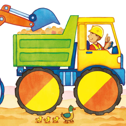 Baby Pixi (unkaputtbar) 115: Bagger, Traktor, Feuerwehr: Mein erstes Gucklochbuch