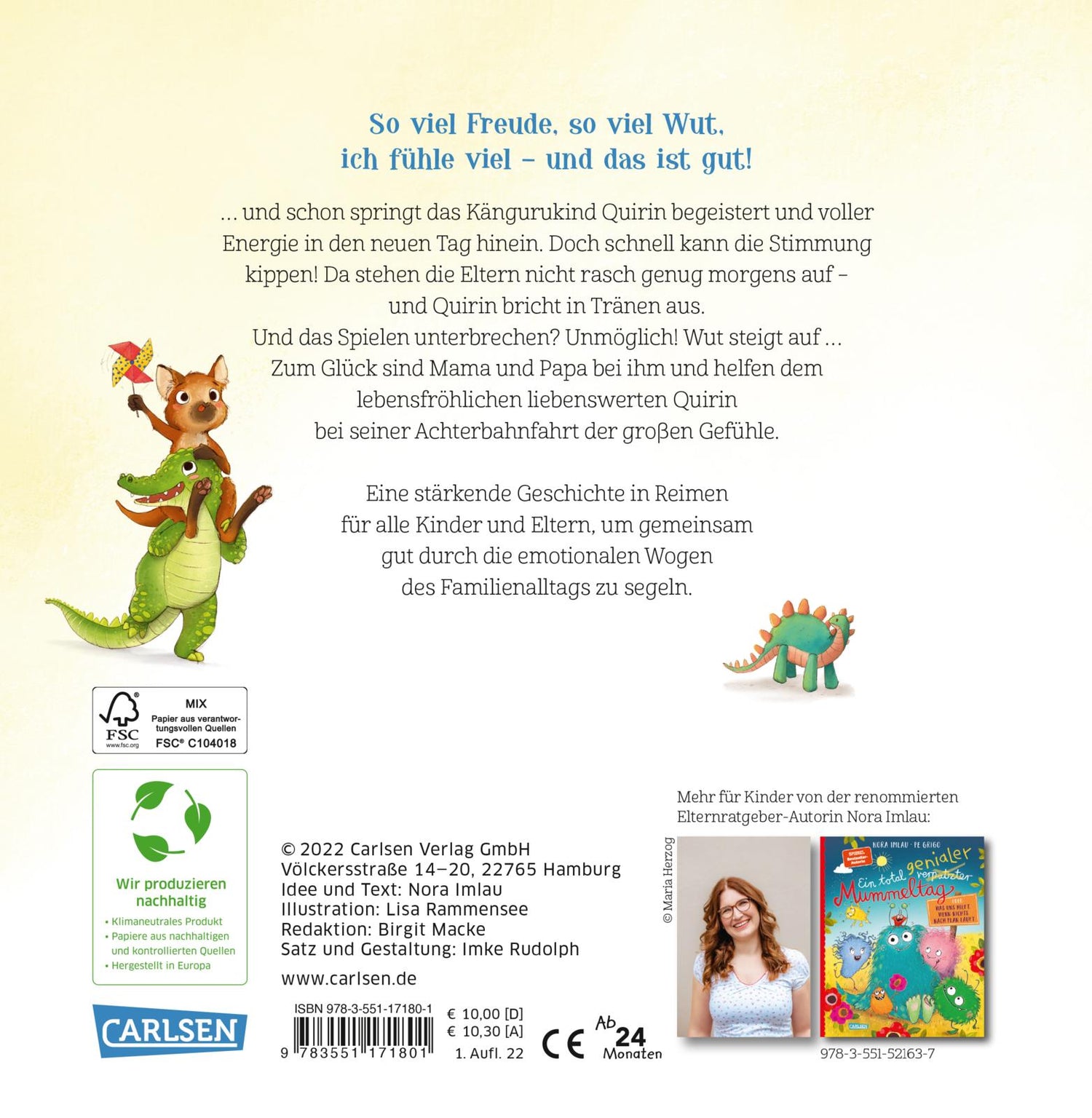 Und was fühlst du, Känguru? Ein Mutmachbuch für alle gefühlsstarken Kinder