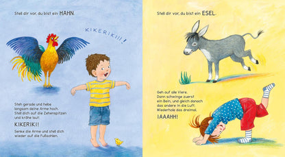 Turnen wie die Tiere - Das große Yoga Buch für kleine Kinder: Erweiterte Maxi-Ausgabe