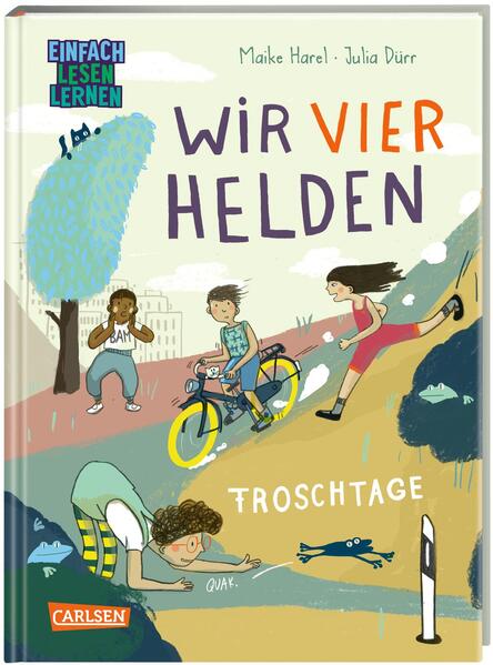 Wir vier Helden: Froschtage: Einfach Lesen Lernen