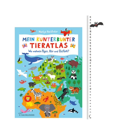 Mein kunterbunter Tieratlas: Wo wohnen Tiger, Bär und Elefant?