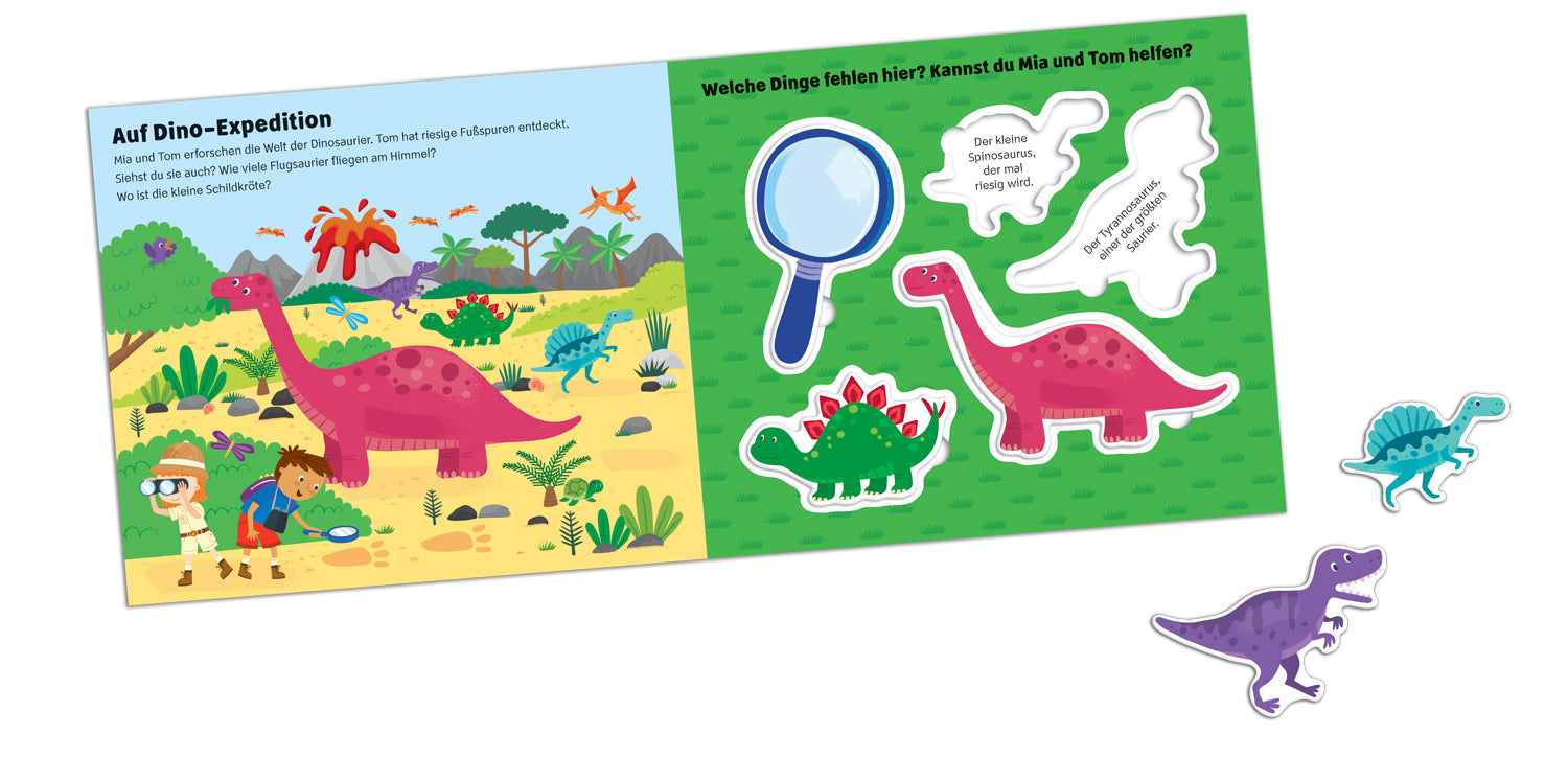 Glücksfisch: Meine Dino-Box: Vorlesen - Puzzlen - Spielen