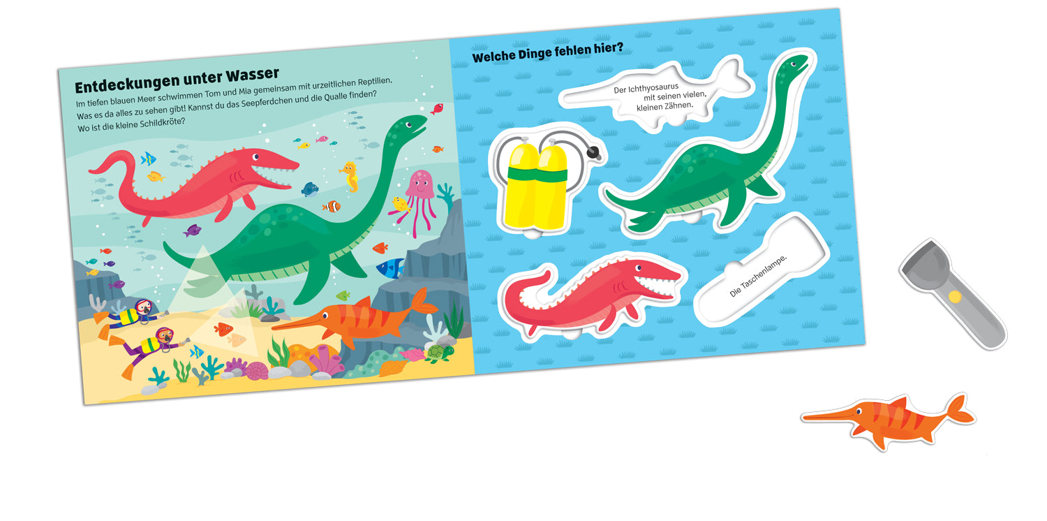 Glücksfisch: Meine Dino-Box: Vorlesen - Puzzlen - Spielen