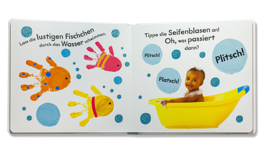 Glücksfisch: Sehen, Tasten, Fühlen: Mach mit! Mein großes Spielbuch für die Sinne