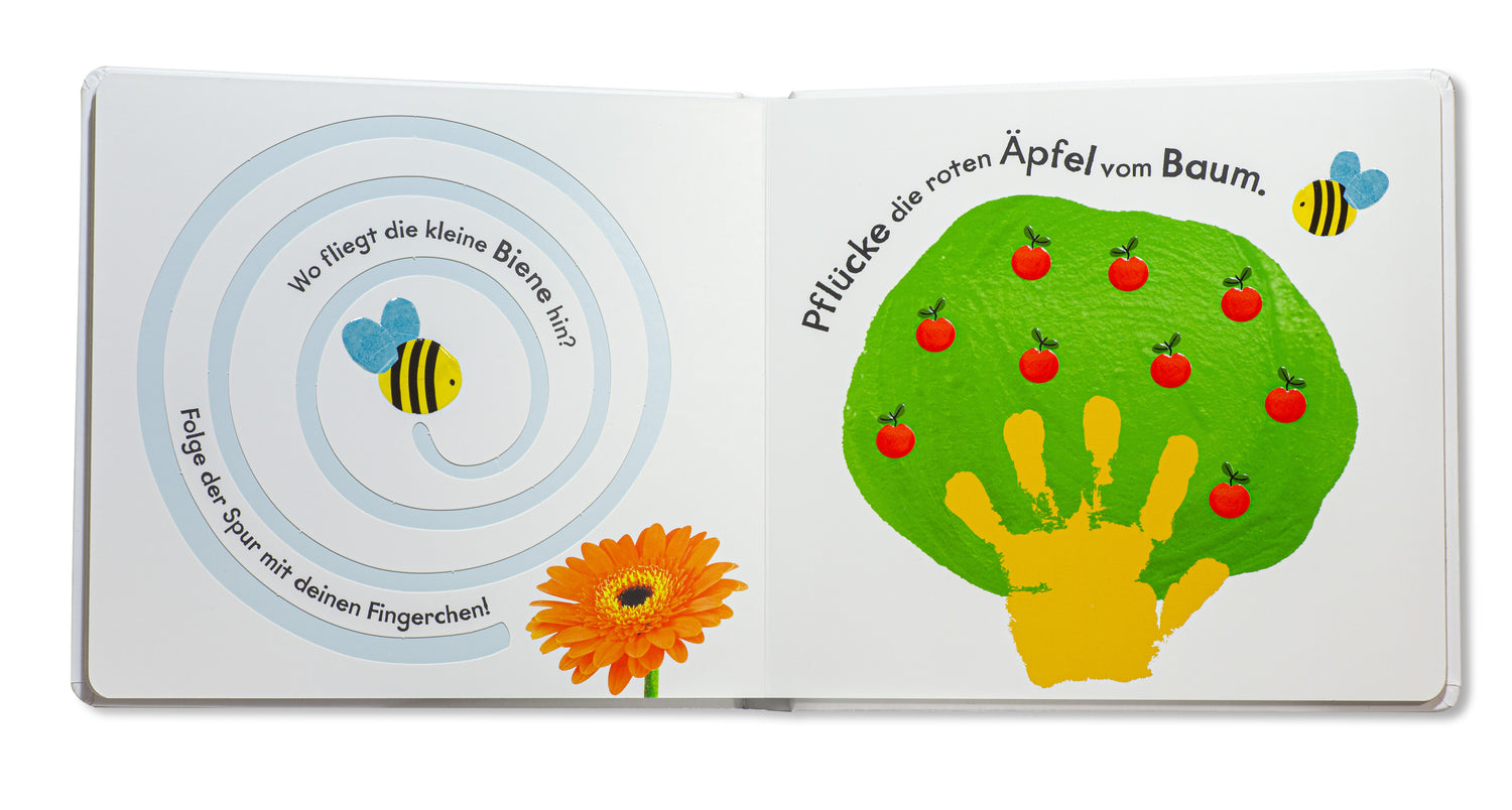Glücksfisch: Sehen, Tasten, Fühlen: Mach mit! Mein großes Spielbuch für die Sinne