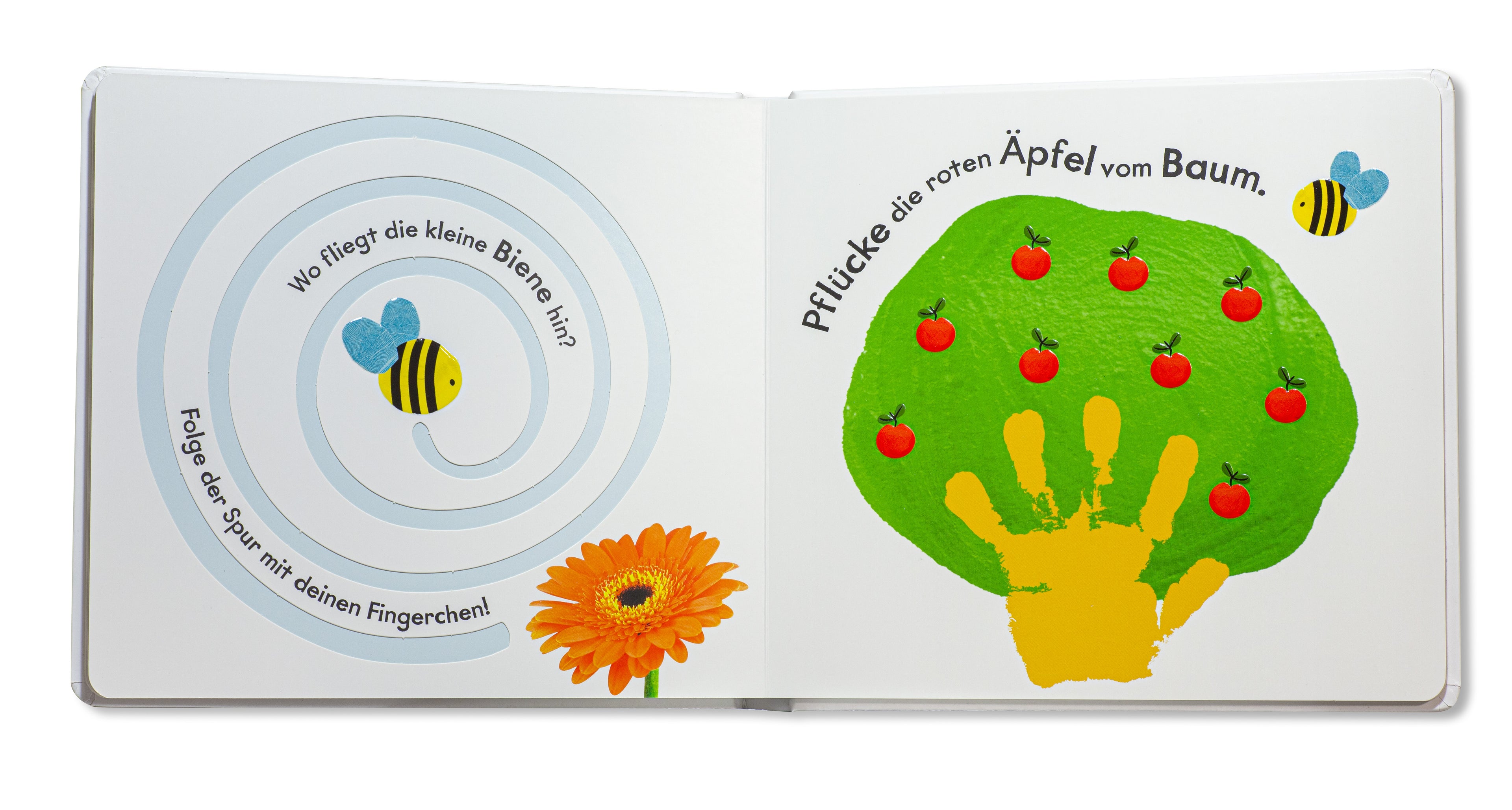 Glücksfisch: Sehen, Tasten, Fühlen: Mach mit! Mein großes Spielbuch für die Sinne