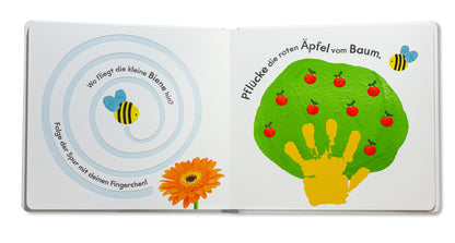 Glücksfisch: Sehen, Tasten, Fühlen: Mach mit! Mein großes Spielbuch für die Sinne