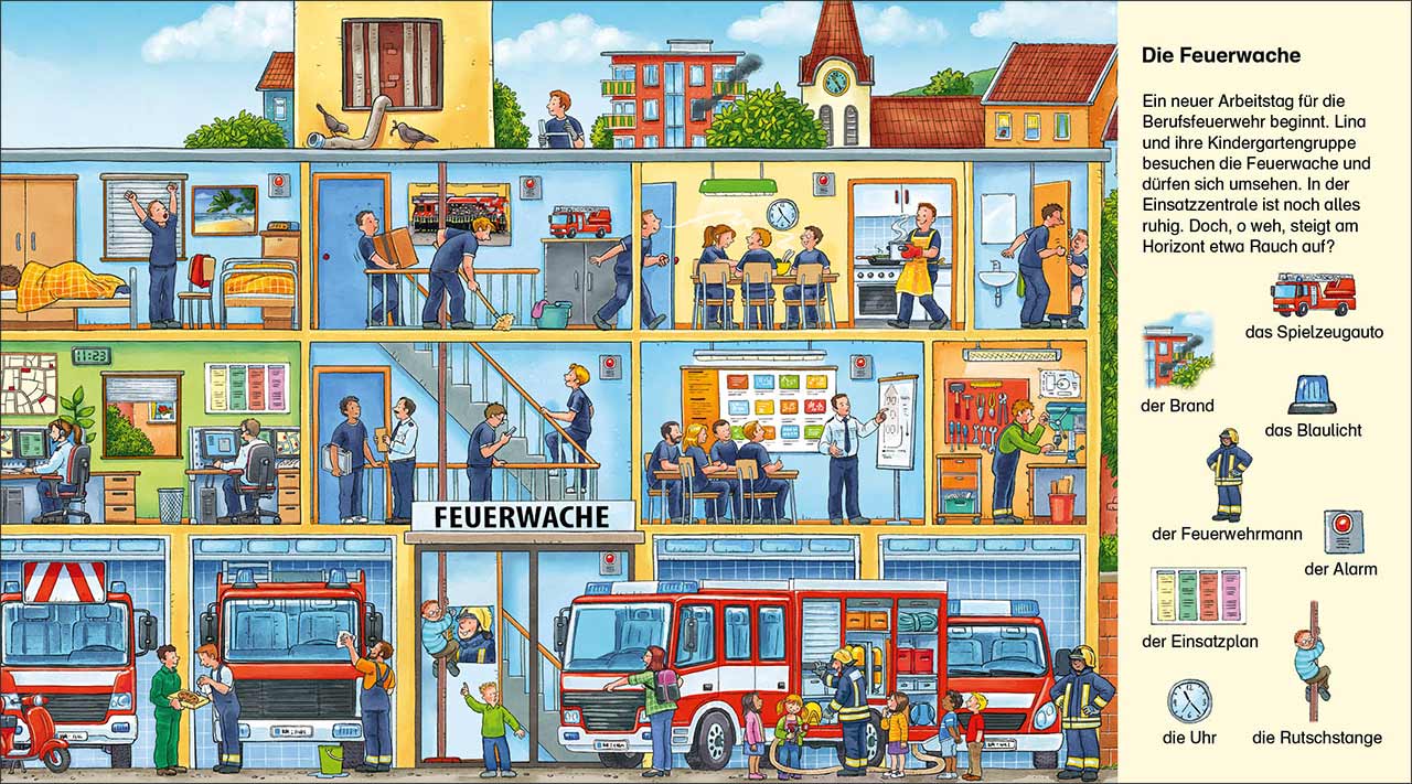 Suche und finde! - Feuerwehr: Mit 66 spielerischen Suchaufgaben - Wimmelbuch ab 2 Jahre