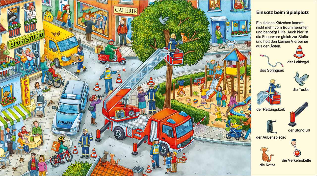 Suche und finde! - Feuerwehr: Mit 66 spielerischen Suchaufgaben - Wimmelbuch ab 2 Jahre
