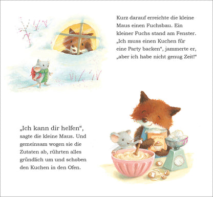 Die kleine Maus feiert Weihnachten: Bilderbuch zum Vorlesen für Kinder ab 3 Jahre