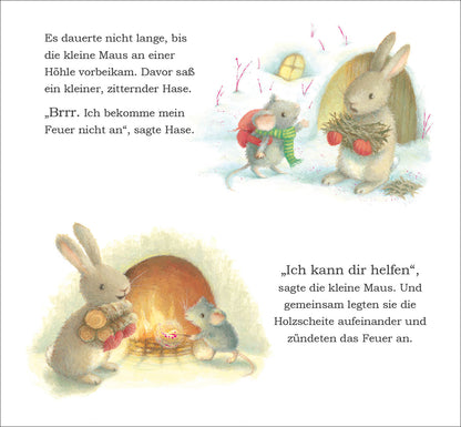 Die kleine Maus feiert Weihnachten: Bilderbuch zum Vorlesen für Kinder ab 3 Jahre