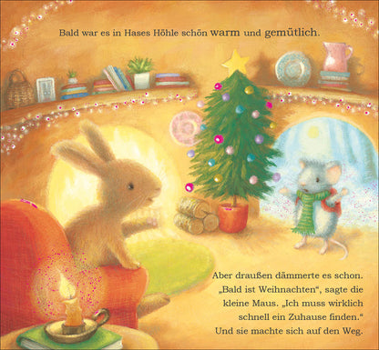 Die kleine Maus feiert Weihnachten: Bilderbuch zum Vorlesen für Kinder ab 3 Jahre