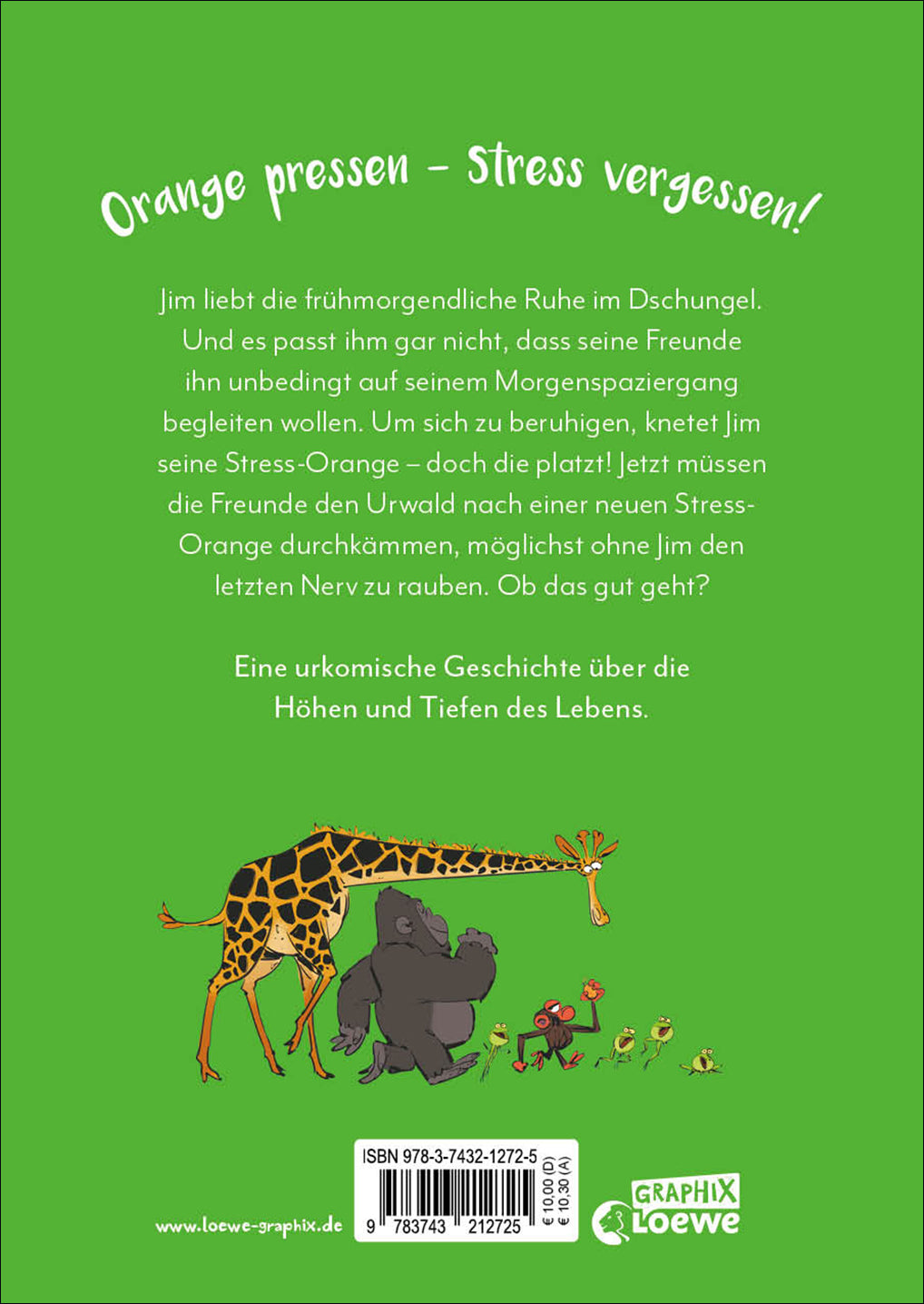 Kein Stress, Jim! Lustiges Comic-Buch über den Umgang mit Stress und Gefühlen