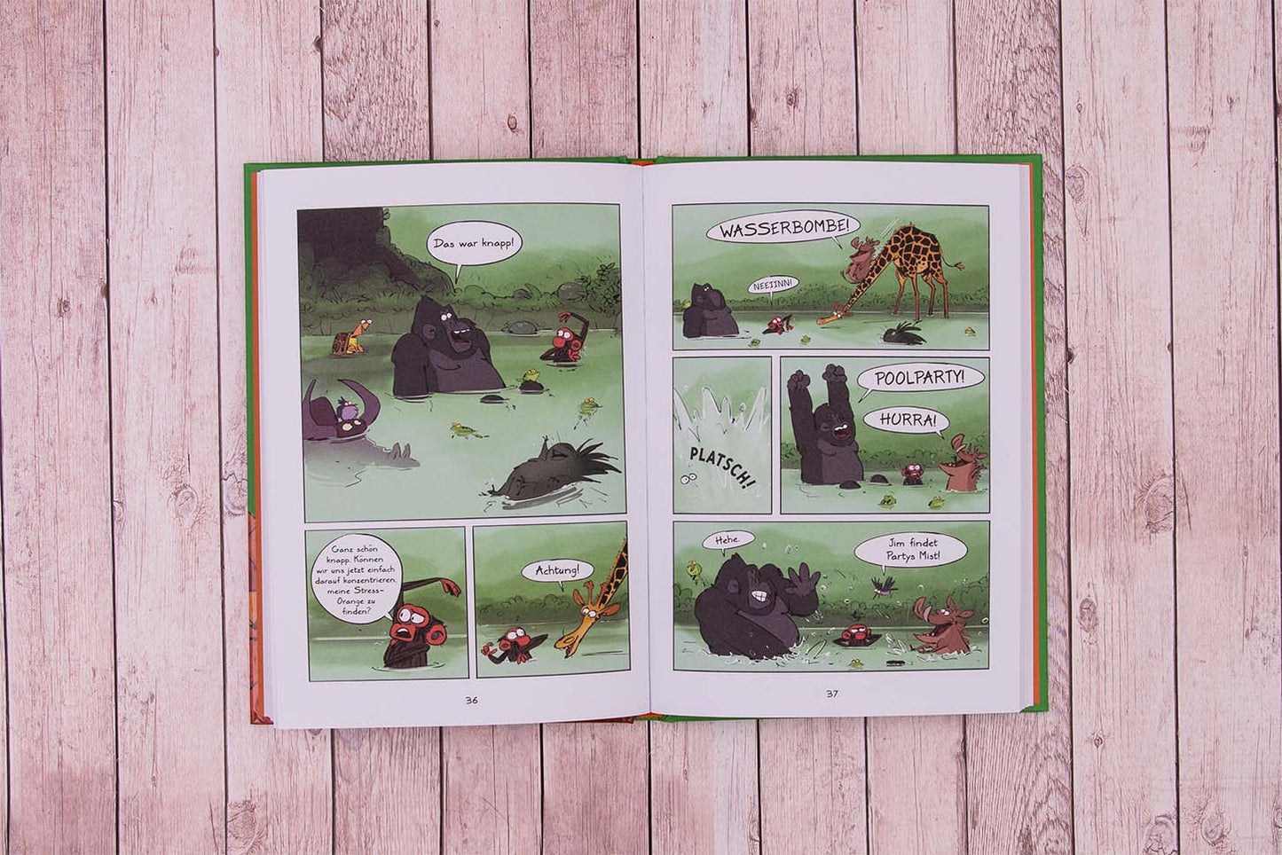Kein Stress, Jim! Lustiges Comic-Buch über den Umgang mit Stress und Gefühlen
