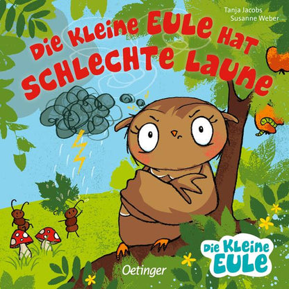 Die kleine Eule hat schlechte Laune: Einfühlsames Pappbilderbuch für kleine Miesepeter ab 18 Monaten